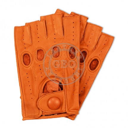 Half Fingers Real Leather Cycle Gloves